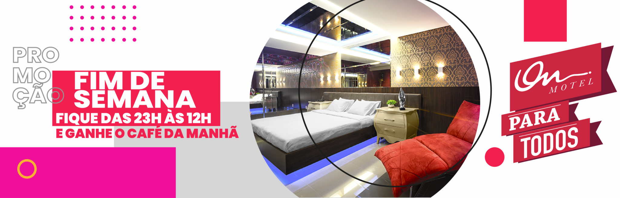 Banner Promoção FDS - On Motel